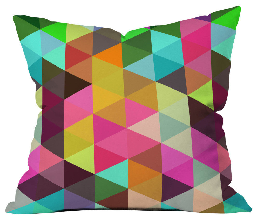 Three Of The Possessed Modele 8 Outdoor Throw Pillow