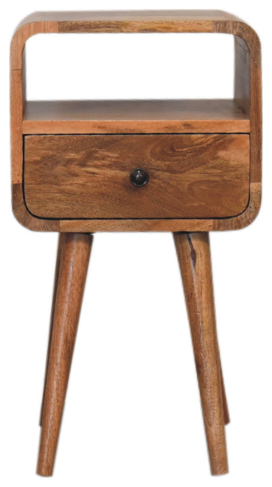 Mini Oakish Curve Open Nightstand