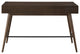 Aloisia Wood 3-Drawer Writing Desk - Dark Walnut Finish