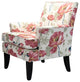 Herrera Classic Armchair With Pattern, Pink Floral