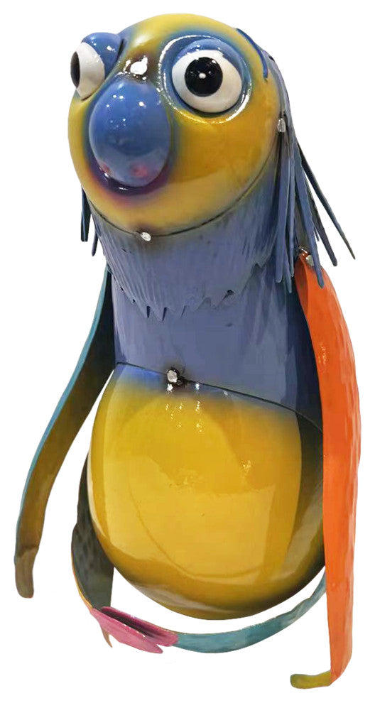 Colorful Metal Sloth Decorative Garden Statue Patio Yard Art Sculpture