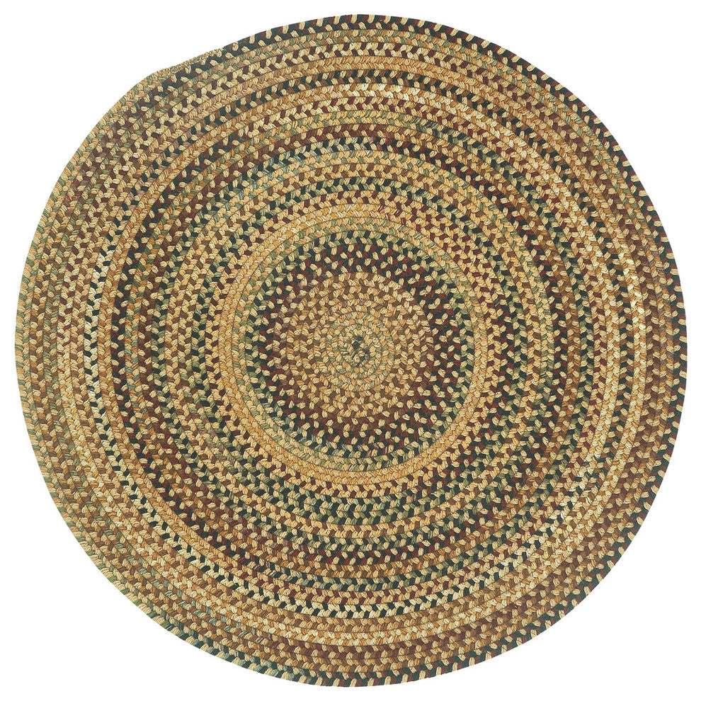 Bangor Braided Round Rug 9'6" Sandy Beige