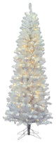 Vickerman A103266LED 6.5' White Salem Artificial Christmas Tree Pure LED Lights
