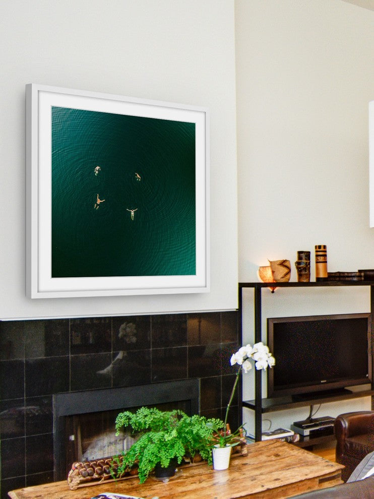 "Floating" Framed Print by Karolis Janulis