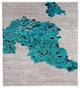 Costus Root Highland Hand Knotted Tibetan Rug, 8' Square