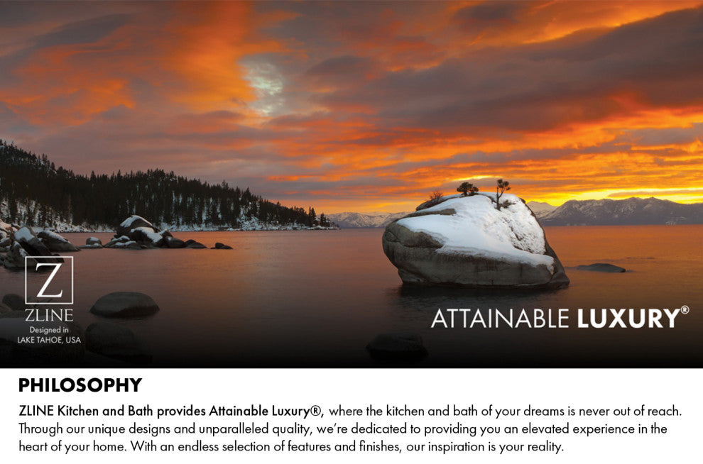 ZLINE 36" Convertible Vent Wall Range Hood in Black Stainless Steel