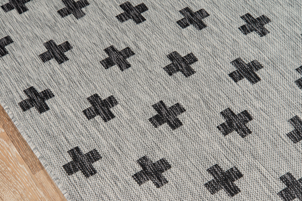 Novogratz by Momeni Villa Umbria Grey Indoor Outdoor Rug 2' X 10' Runner