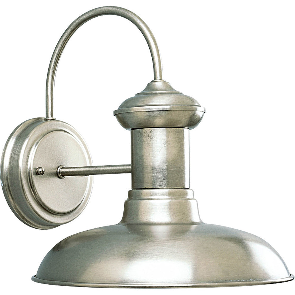 Progress Lighting Brookside 10" Outdoor Solid Brass Wall Lantern