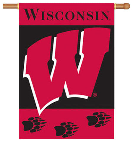 University of Wisconsin, 28"x40" 2-sided NCAA Banner
