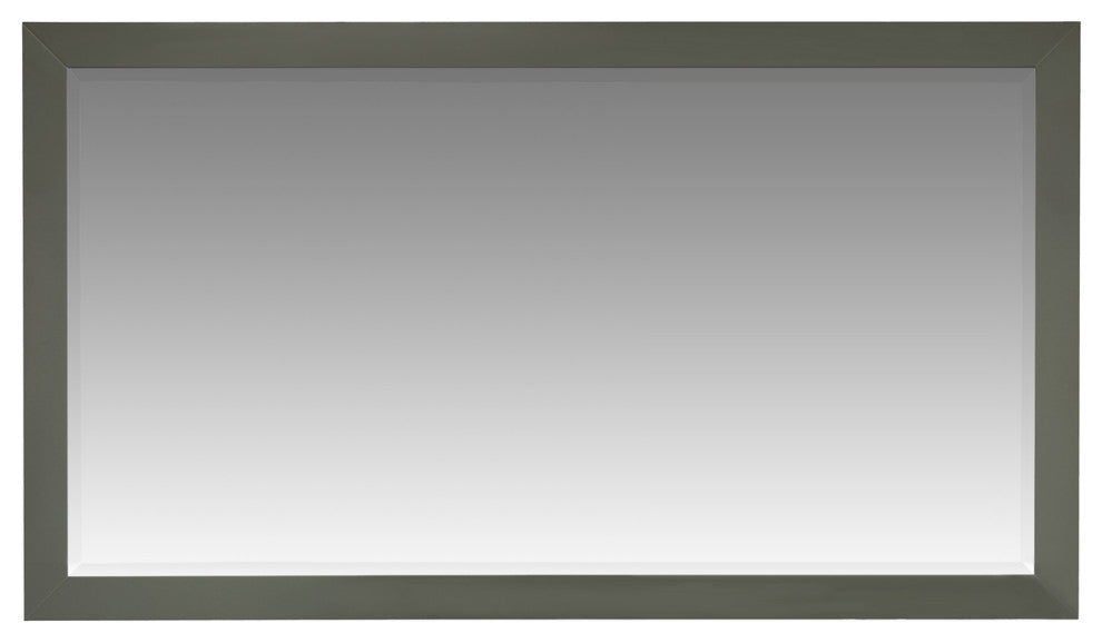 Vanity With Mirror, Sconce and Faucet Included, Pewter Green, 60"