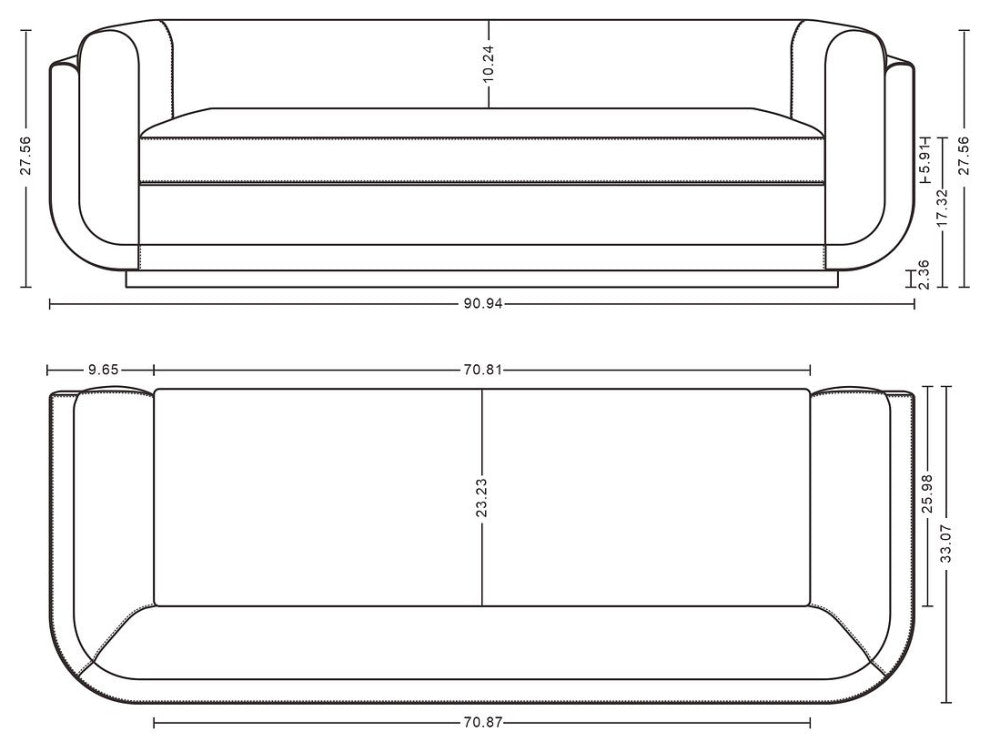 Manhattan Comfort Edmonda Sofa
