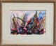 Soni Wallace "Untitled, Abstract" Watercolor