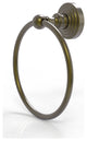 Waverly Place Towel Ring, Antique Brass