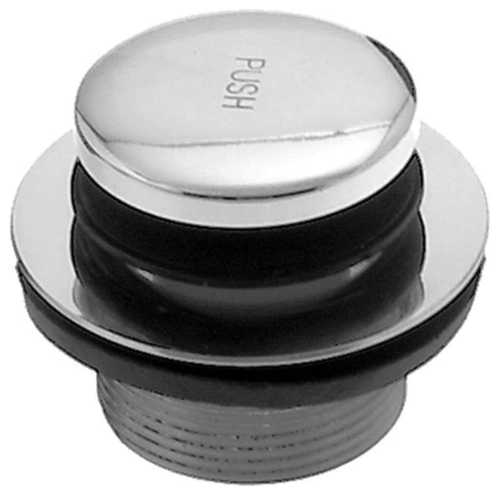 Tip Toe Tub Trim Set With One-Hole Overflow Faceplate In Polished Chrome