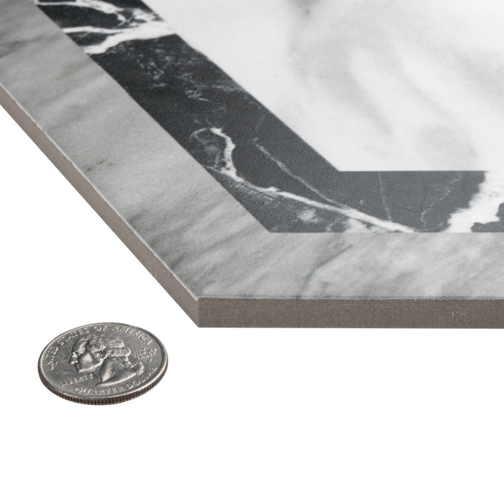 Marbilia Hex Agra with Biotech Porcelain Floor and Wall Tile
