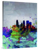 "Minneapolis Watercolor Skyline" Fine Art Print