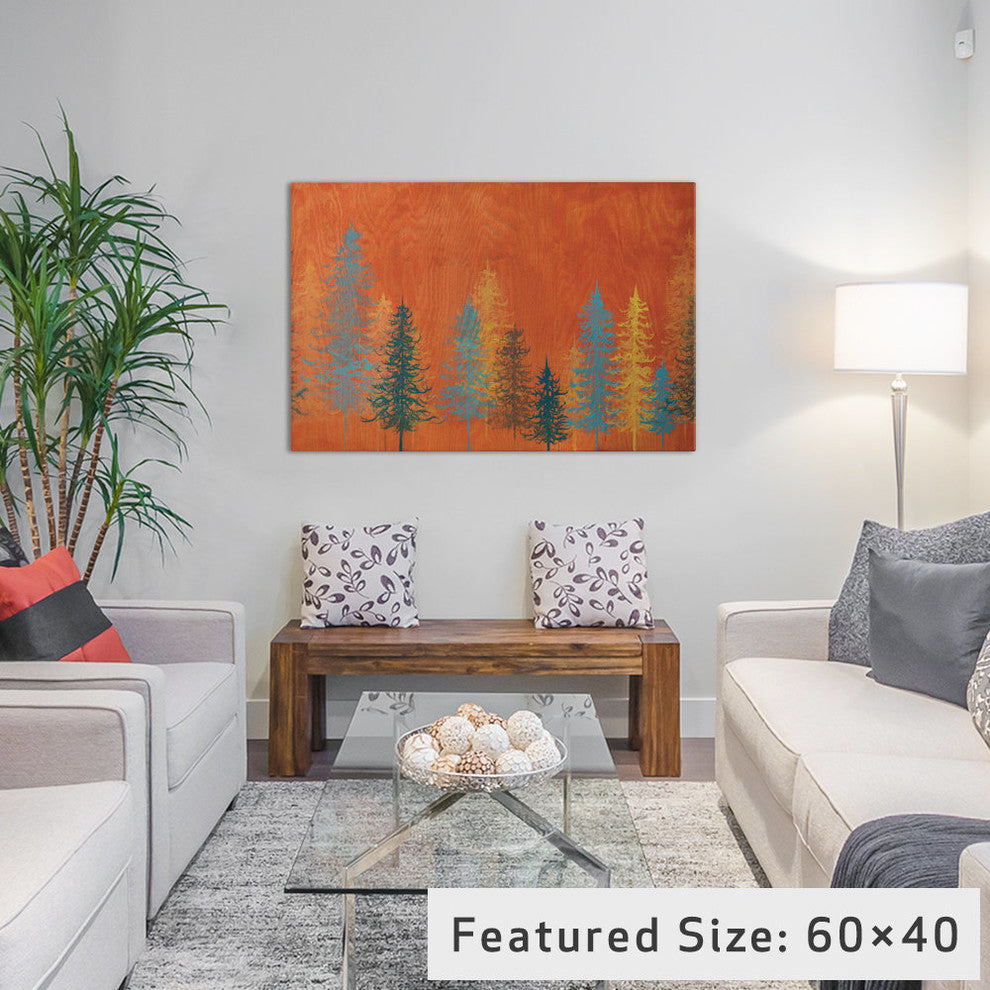 "Orange Trees Gallery" by Emily Magone, 18x12x1.5"