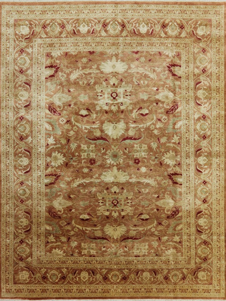 Peshawar Oriental Wool Area Rug 9'x12', P2599