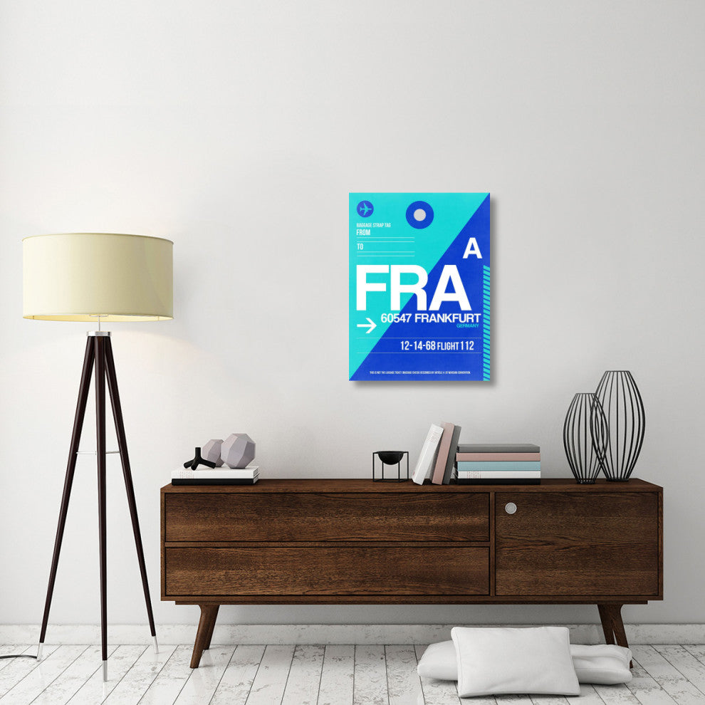 "FRA Frankfurt Luggage Tag 1" Fine Art Print