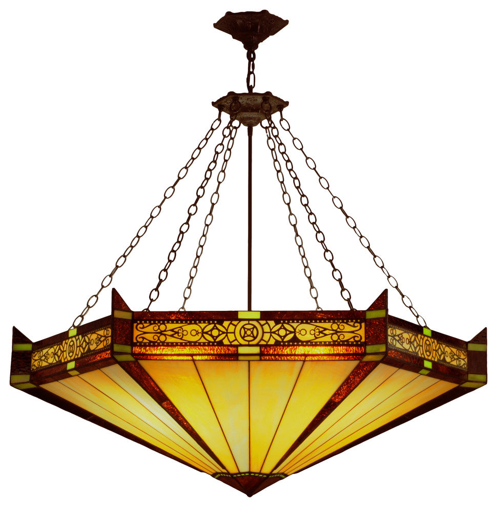 Meyda Lighting 49"W Peaches Inverted Pendant