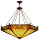 Meyda Lighting 49"W Peaches Inverted Pendant
