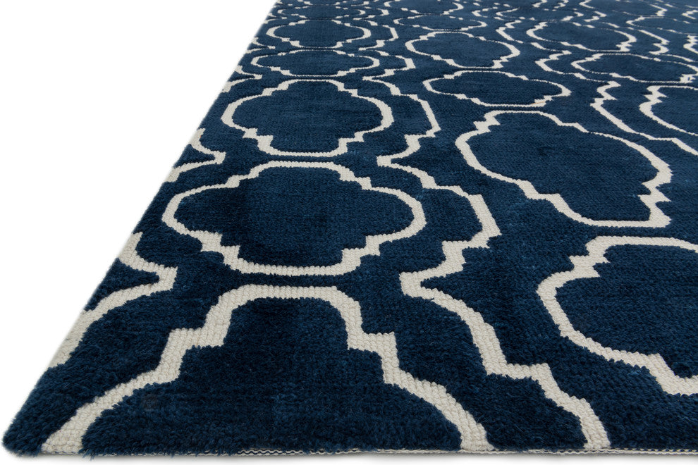 Cassidy HCD01 Navy Area Rug, 3'6"x5'6"