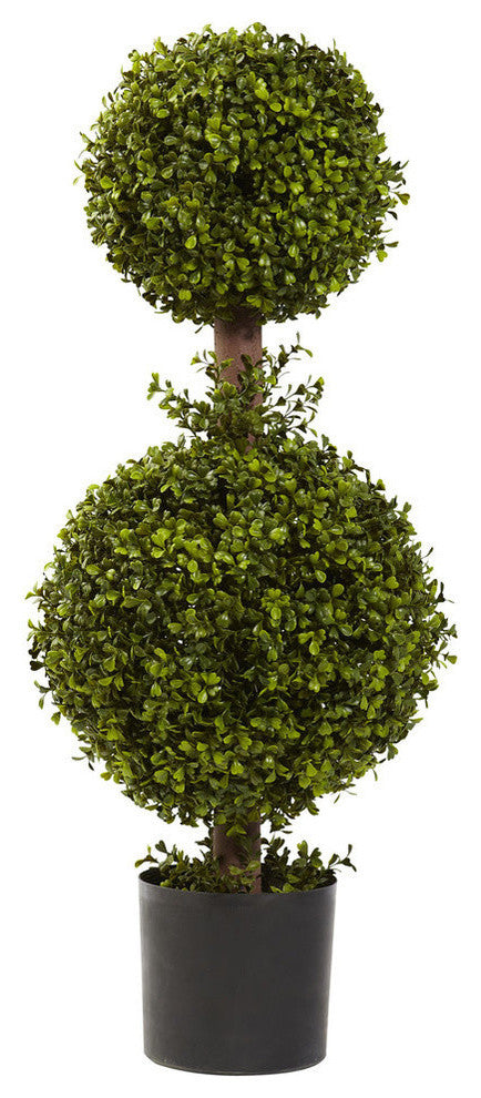 35" Double Boxwood Topiary