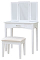 Wood 3 Pc Vanity Set, White