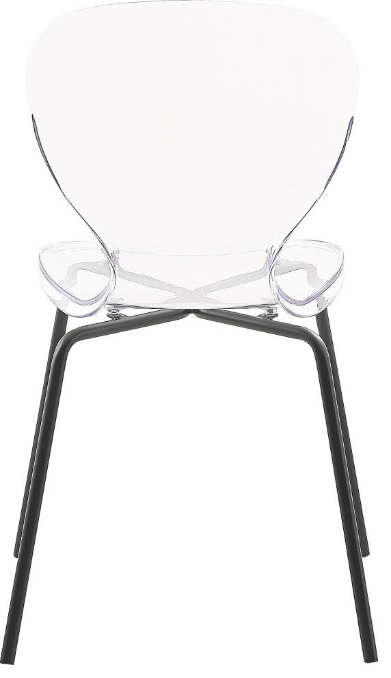 Clarion Dining Chair (Set of 2), Matte Black