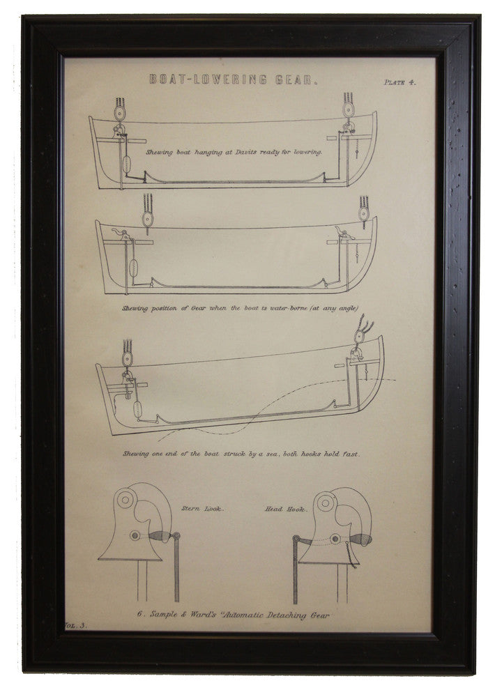 Boat Lowering Gear Plate 4