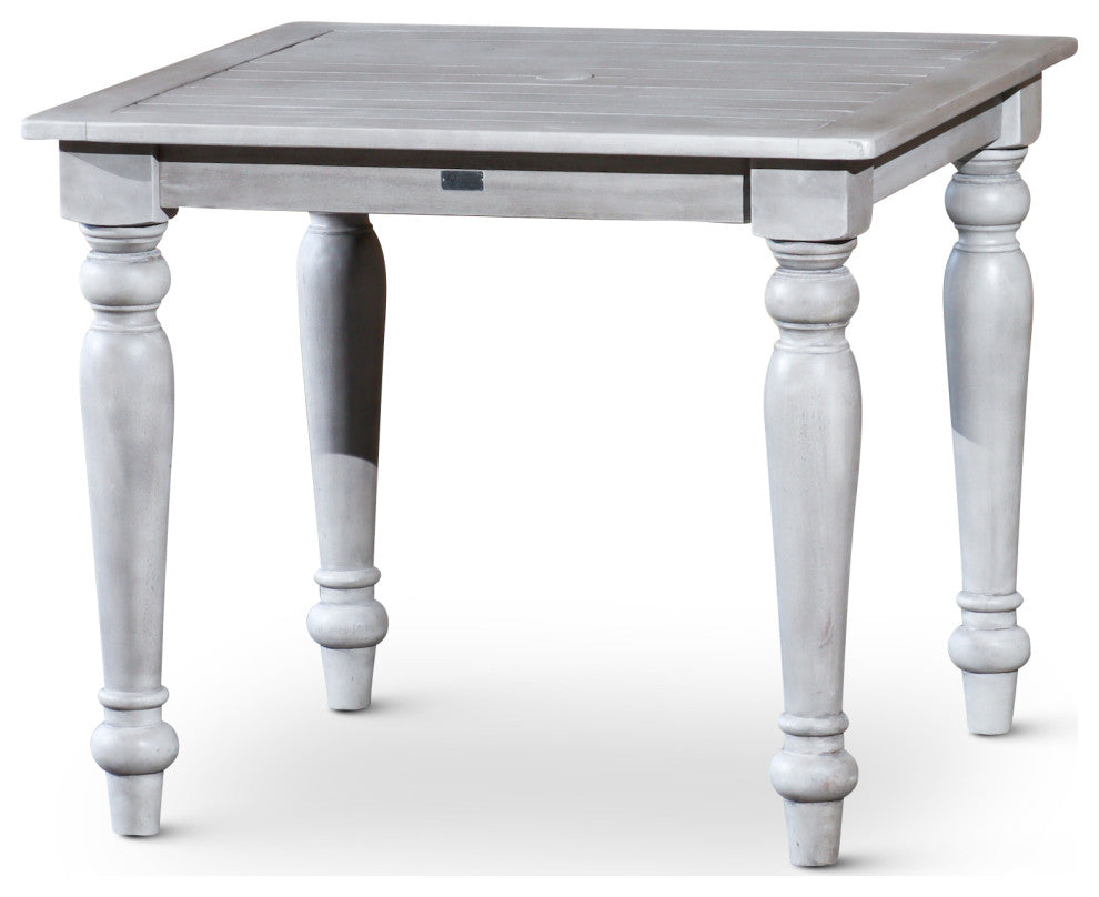 DTY Outdoor Living Castlewood Canyon Dining Set, Square Dining Table