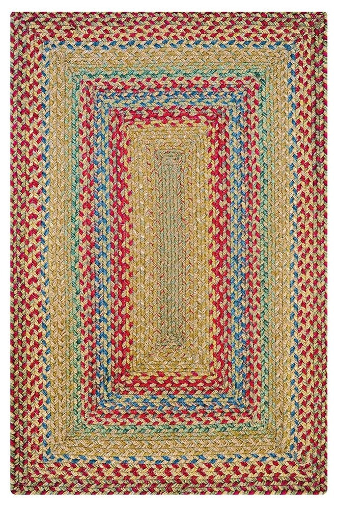Homespice Decor Azalea Jute Braided Rug 8' x 10' (Rectangle)