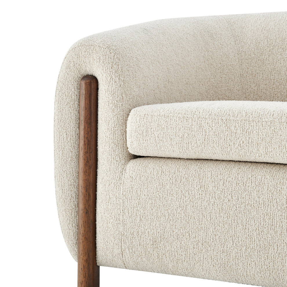 Cordelia Accent Arm Chair, Palladian Beige, Fabric