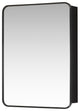 Talayuela Framed Medicine Cabinet With Mirror, Brushed Black Frame, 24"w X 32"h