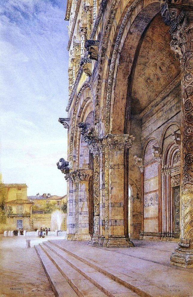 Henry Roderick Newman San Martino, Lucca - 18" x 27" Premium Canvas Print