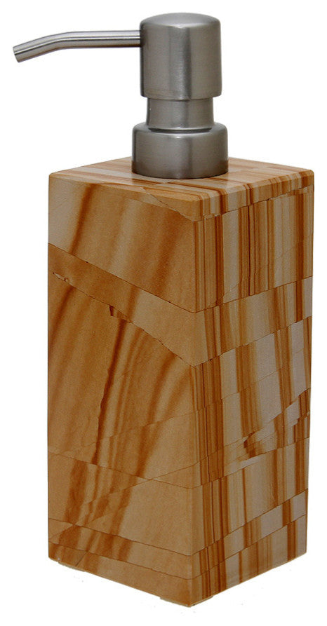 Myrtus Collection Teak Stone Soap Dispenser