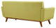 Modern Contemporary Living Room Loveseat Sofa Wheatgrass