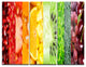 "Fruits, Berries and Vegie Collage" Metal Wall Art, 3 Panels, 36"x28"