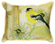 Pair of Betsy Drake Betsy"™s Goldfinch Large Pillows 15 Inchx22 Inch