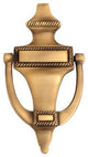 Rope Door Knocker 6-1/2", Antique Brass