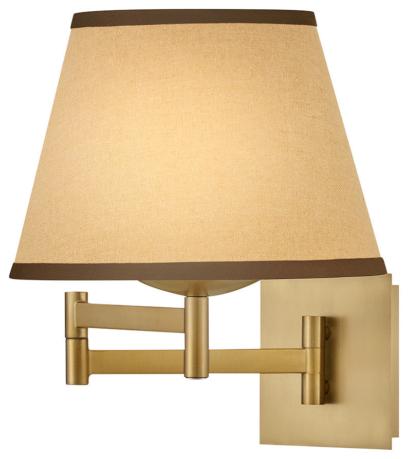 Hinkley Sonia Medium Task Light Sconce, Lacquered Brass