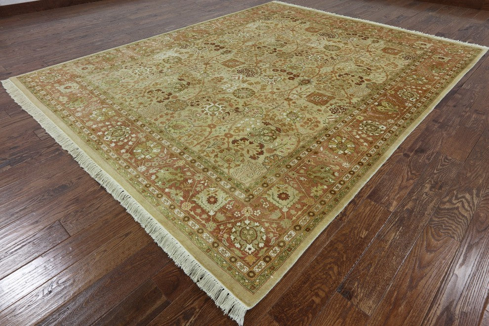 8'x10' Oriental Peshawar Hand Knotted Rug, W1999