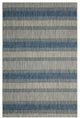 Safavieh Courtyard Cy8464-36812 Striped Outdoor Rug, Grey/Navy, 4'0" X 5'7"
