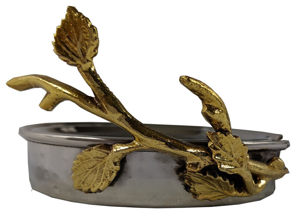 Hammered 7 Pcs Coaster Set, 4" Diameter