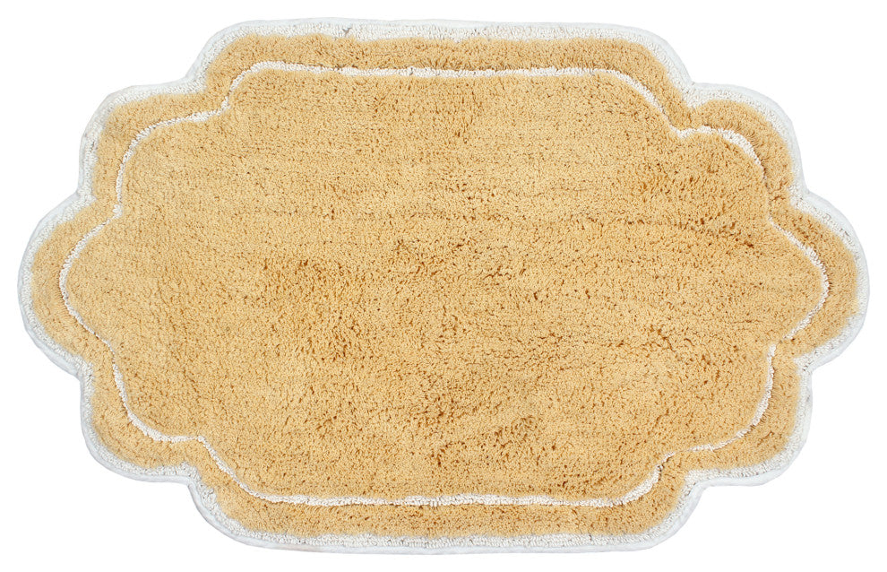 Allure Collection Absorbent Cotton Machine Washable Rug 24"x40", Yellow