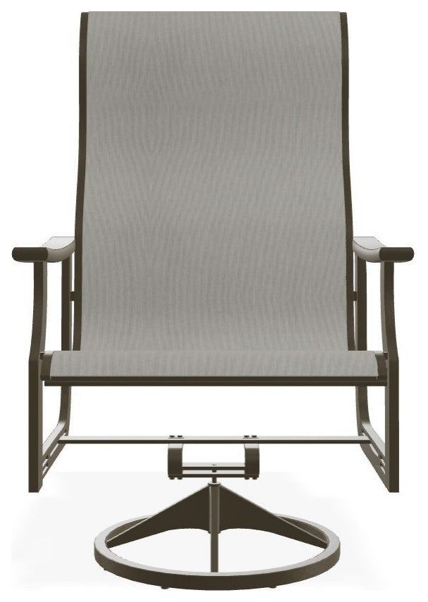 St. Catherine Sling Outdoor Supreme Swivel Rocker, Augustine Oyster/Beachwood