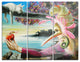 "Secret of Temptation" Digital Metal Wall Art, 3 Panels, 36"x28"