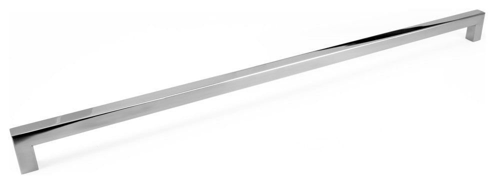 Celeste Square Bar Pull Cabinet Handle Polished Chrome Stainless 12mm, 18"