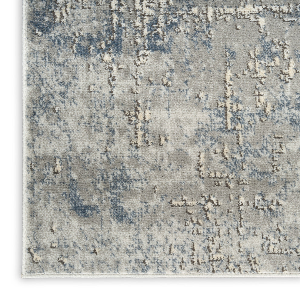 Nourison Quarry 2'2" x 3'9" Dark Grey Modern Indoor Rug