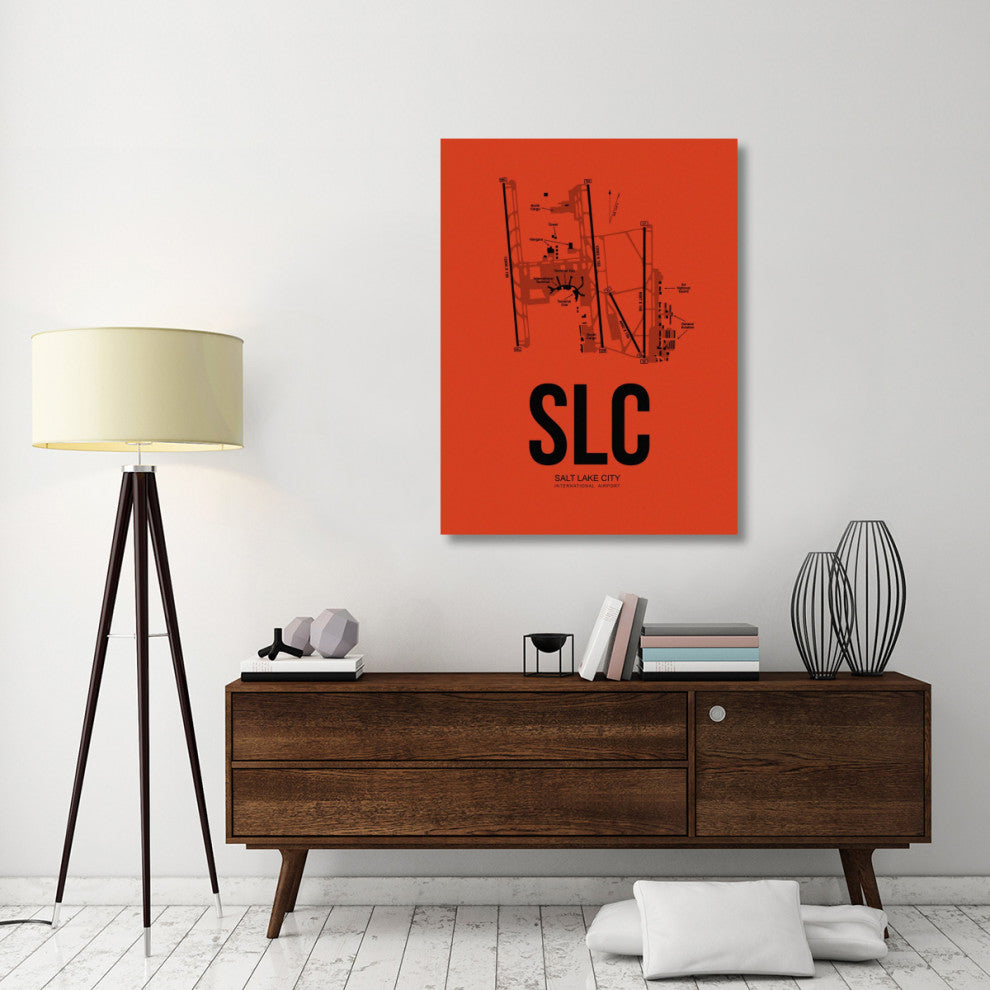 "Salt Lake City Airport Orange" Fine Art Print